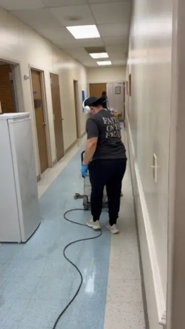 Hallway floor care