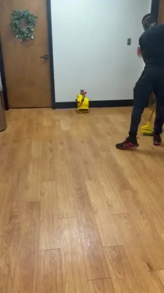 Shared-area floor cleaning